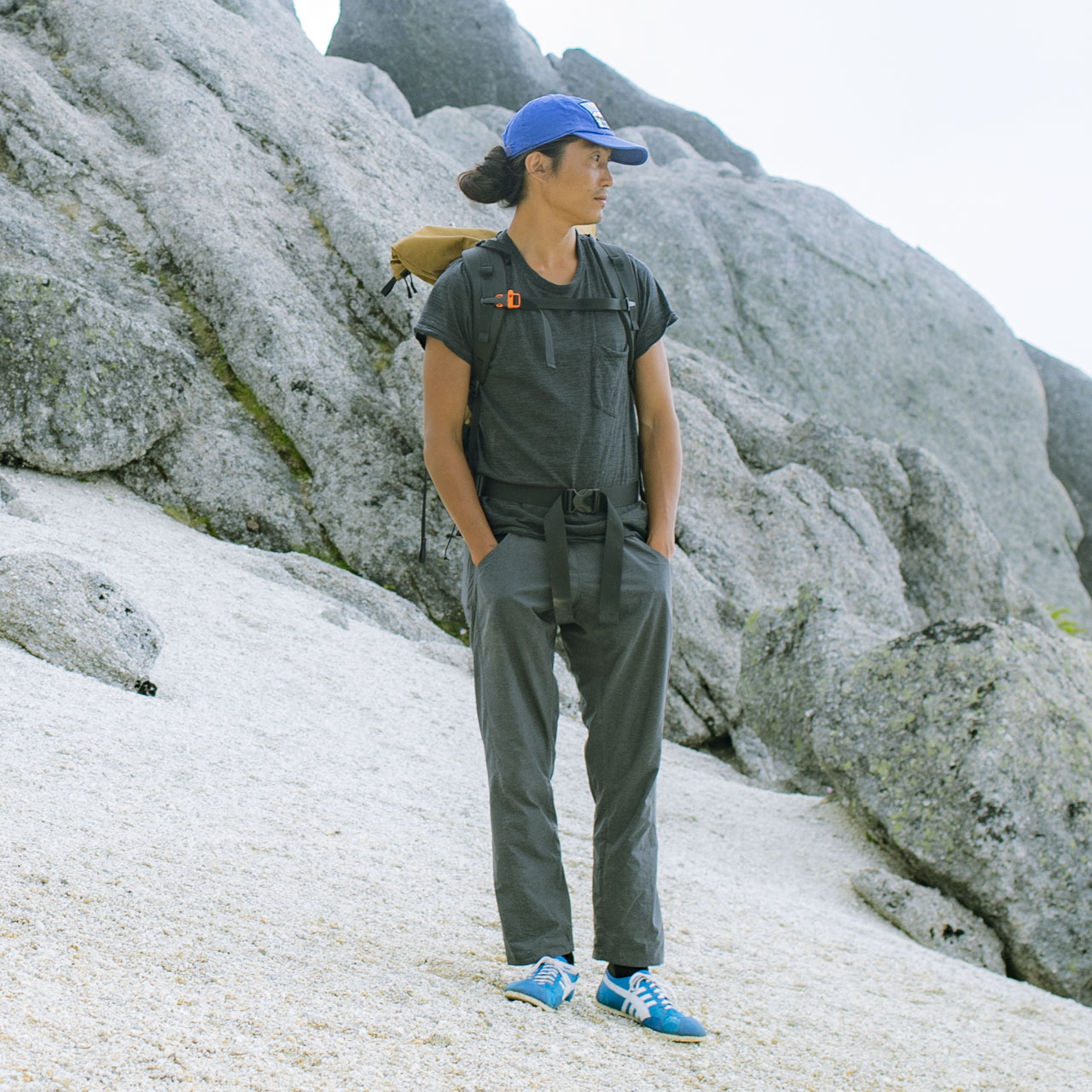 山と道 Merino 5-Pocket Pants メンズMサイズ 色moss-