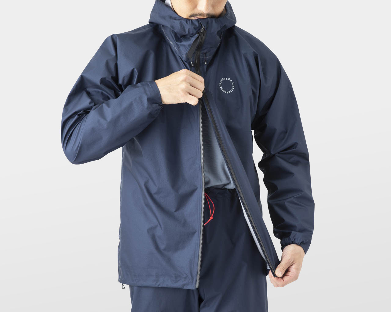 日本製・綿100% 山と道 UL Rain Jacket PU Shinsui Mサイズ