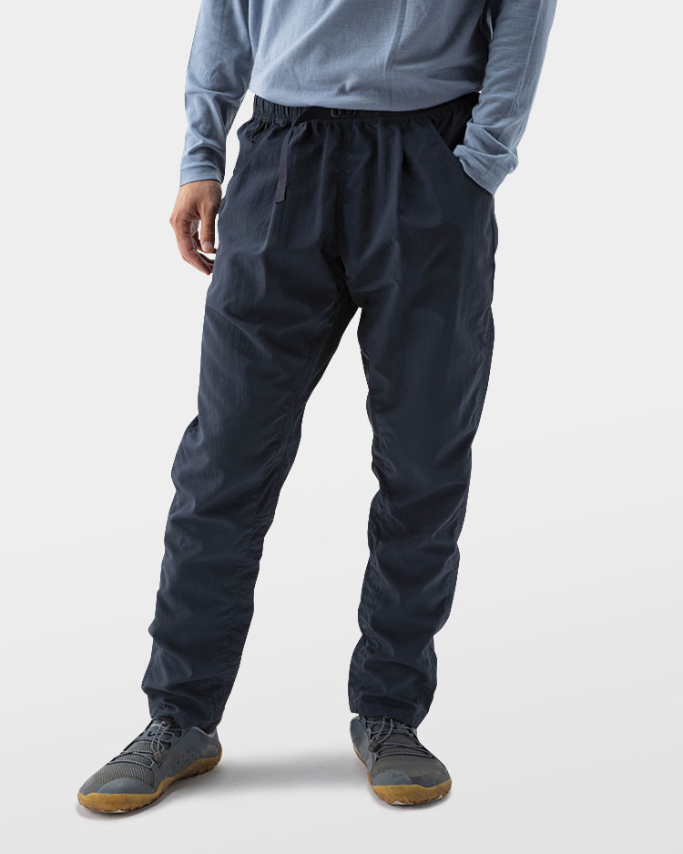 山と道 One Tuck 5-Pocket Pants Men Navy L 登山用品 アウトドア スポーツ・レジャー 人気オンライン