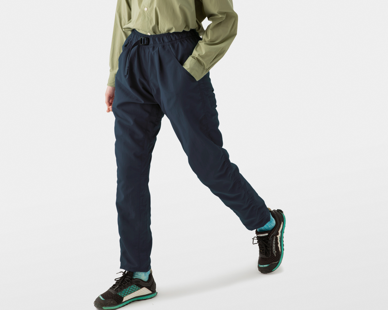 【大人気大得価】山と道 One Tuck 5-Pocket Pants MEN S ブラック 黒 ロング