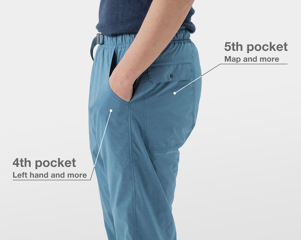 Light 5-Pocket Pants 2022 | 山と道 U.L. HIKE & BACKPACKING