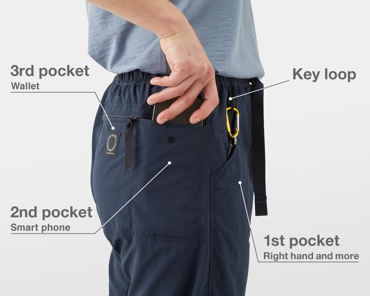 アウトドア 登山用品 5-Pocket Pants | 山と道 U.L. HIKE & BACKPACKING