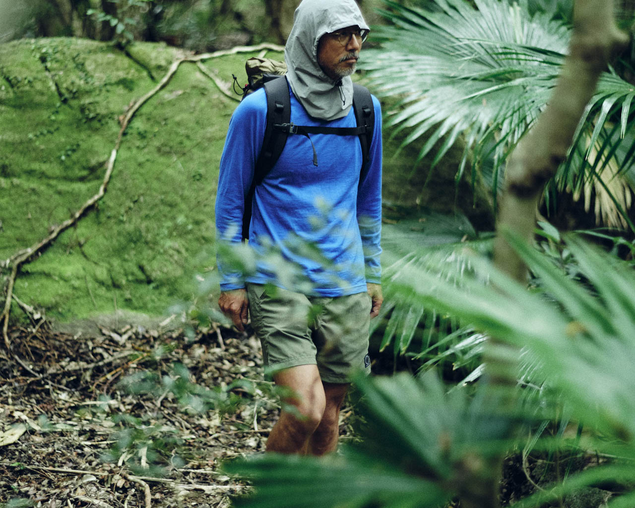 山と道 / 5-pocket shorts / Deep Forest / XL-