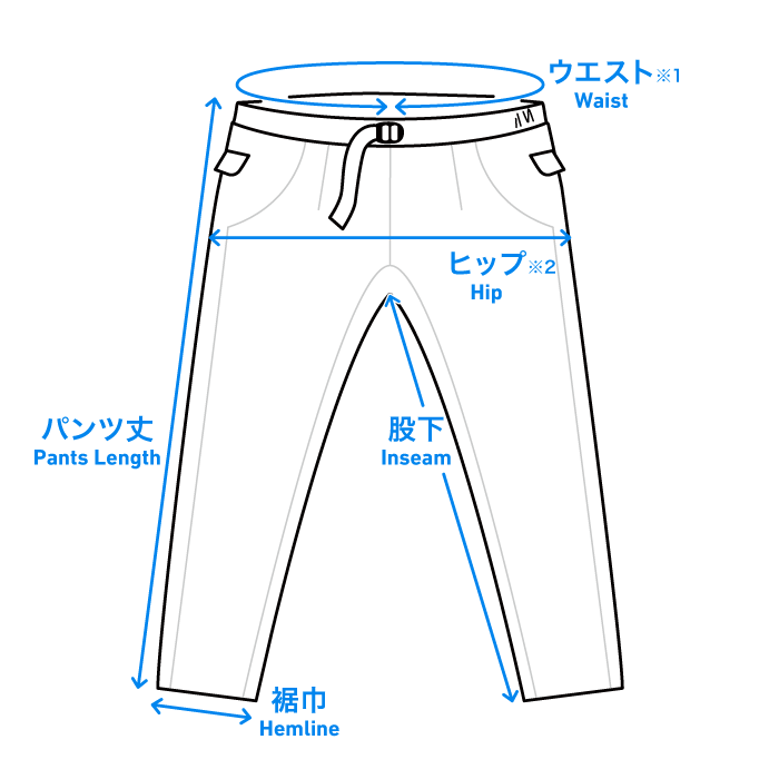 One Tuck 5-Pocket Pants | 山と道 U.L. HIKE & BACKPACKING
