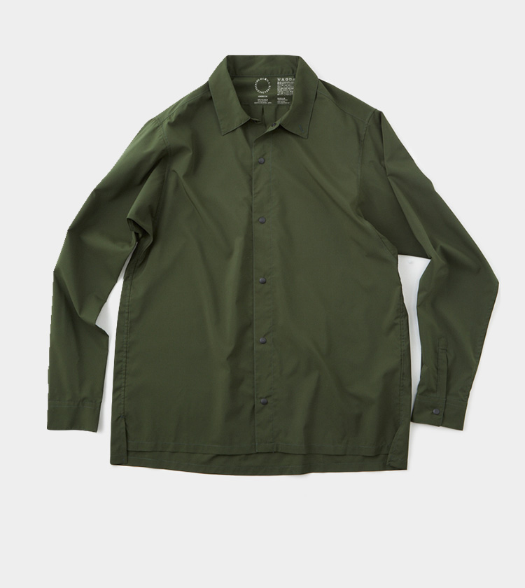 山と道 UL Shirt XL Duck Green-