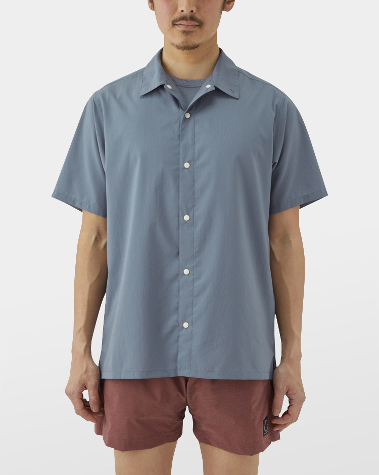 山と道 Lサイズ UL Short Sleeve Shirt シャツ gray | www.layer.co.il