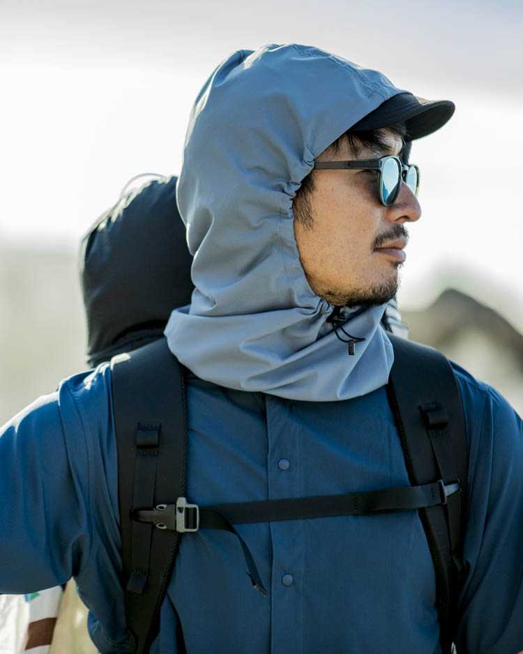 山と道 Light Alpha Only Hood （Black） - アウトドア