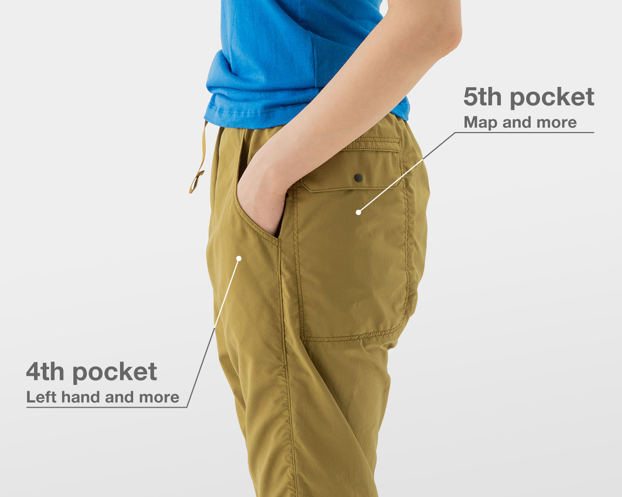DW 5-Pocket Pants C | 山と道 U.L. HIKE & BACKPACKING