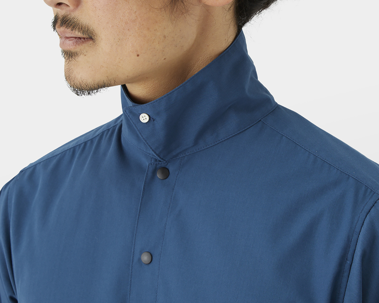 特価品コーナー 山と道 Bamboo Shirt - Unisex / Indigo / M - アウトドア