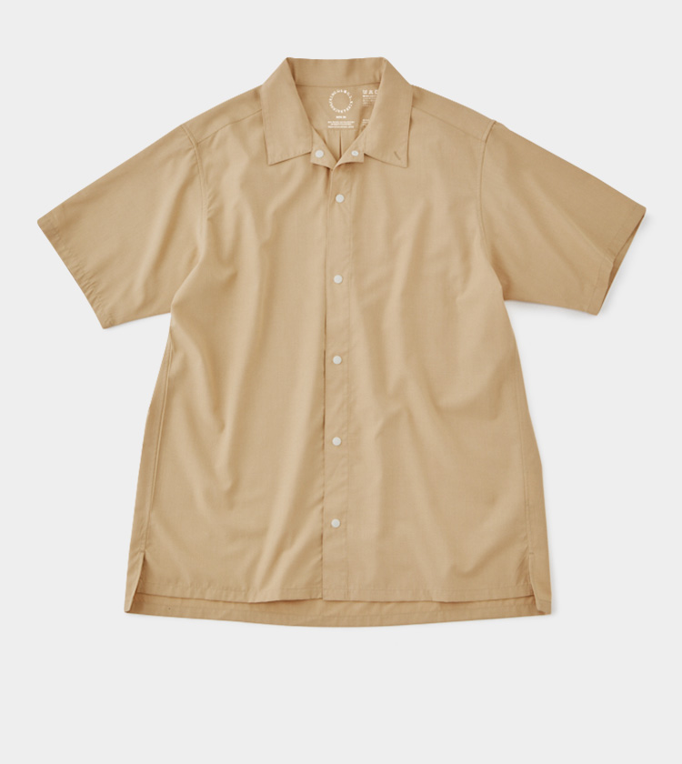 【新品】山と道 Bamboo Short Sleeve Shirt Nomad