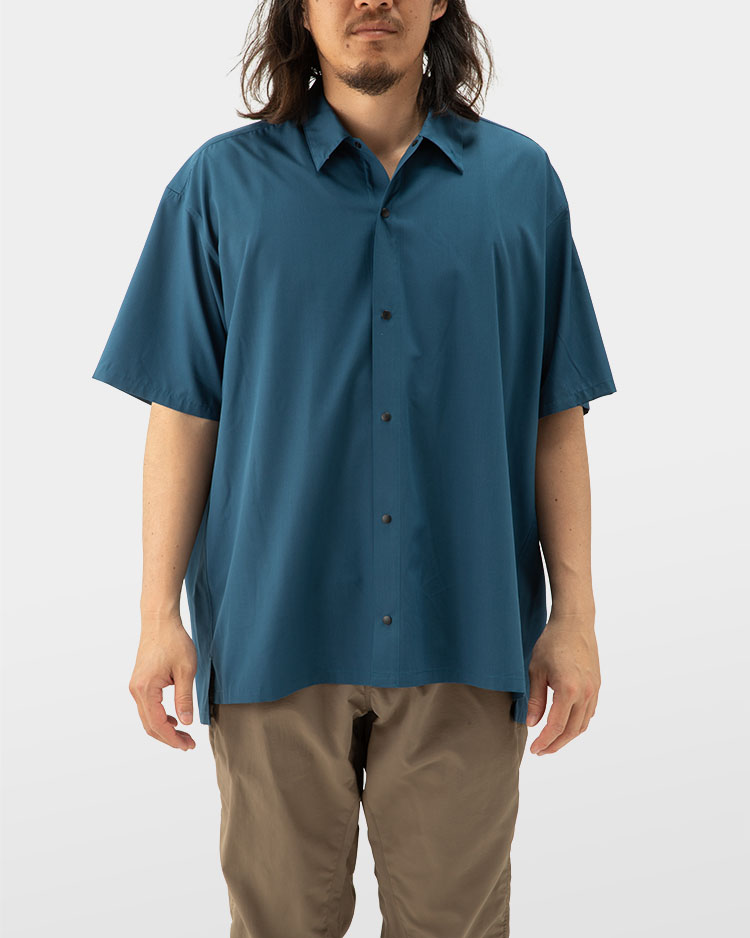 山と道 Bamboo Short Sleeve Shirt メンズサイズS | www.alyafi-ip.com