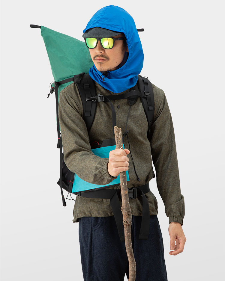 山と道 Only Hood オンリーフード ネイビー - 登山用品